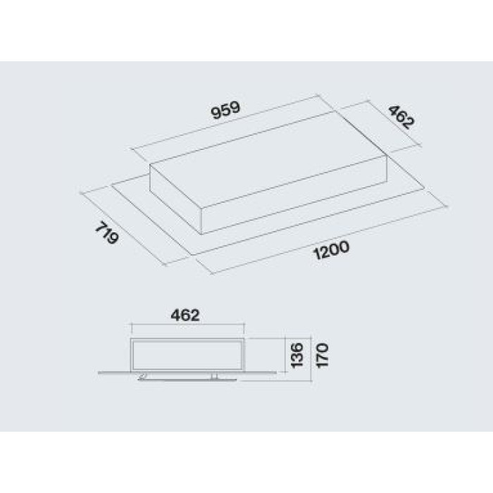Витяжка Falmec AURA 120 White (800)