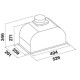 Витяжка Falmec Built-in Max EVO black 50 CBIN50.E10#ZZZN460F