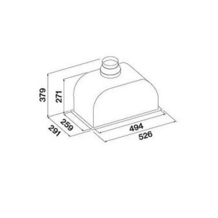 Витяжка Falmec Built-in EVO 50 INOX (600) CBIN50.E1P2#EU3460F