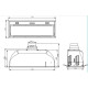 Витяжка Falmec Gruppo Incasso Burano 70 White (600) CBIN70.E9P2#ZZZB460F