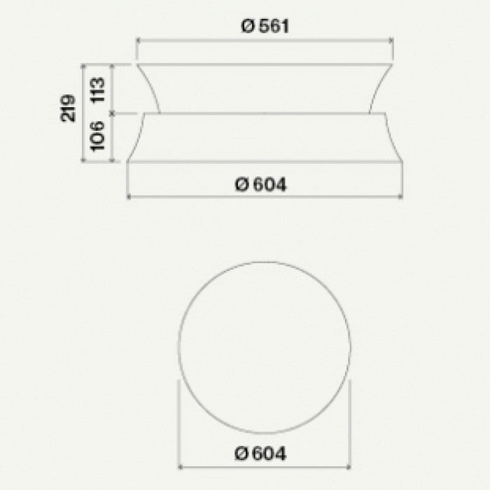 Витяжка Falmec Dama Isola 60 White (600) CDCN60.E0P7#ZZZB461F