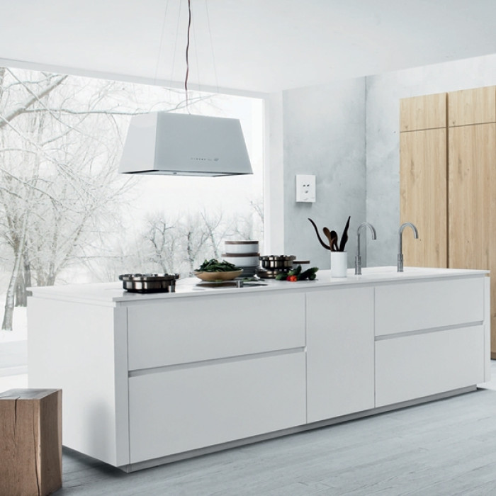 Витяжка Falmec LUMIERE E.ION Isola 67 White Glass (450) CELI67.E0P6#ZZZF441F