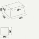 Витяжка Falmec LUMIERE E.ION Isola 67 White Glass (450) CELI67.E0P6#ZZZF441F