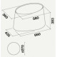 Витяжка Falmec MARE E.ION Isola 66 White Glass (450) CENI66.E0P6#ZZZF441F