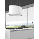 Витяжка Falmec ZEPHIRO E.ION Isola 67 White Glass (450) CEZI66.E0P6#ZZZF441F