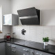 Витяжка Falmec FLIPPER 85 NRS Black Glass (800) CFPN85.E2P2#ZZZQ490F