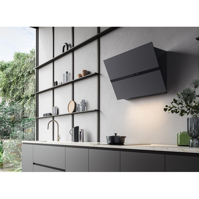 Витяжка Falmec FUSION 85 Black Satin Glass (800) CFPN85.E7P2#ZZZQ490F