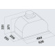 Витяжка Falmec GRUPPO INCASSO PLUS 50 BLACK (800) CGIW50.E26P2#EUN490F