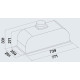 Витяжка Falmec GRUPPO INCASSO PLUS 70 WHITE (800) CGIW70.E26P2#EUB490F