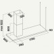 Витяжка Falmec LUMEN Isola 175 SX Stainless steel (800) CLUI75.E1P2#NEUI490F