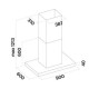 Витяжка Falmec LUMEN Isola 90 NRS 800 CLUI90.E10P2#NEUI490F