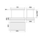 Витяжка Falmec LEVANTE Isola 120 All Matt (600) CLVI20.E1P7#ZZZ7461F