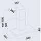 Витяжка Falmec Mercurio 60 Stainless steel (600) CMUN60.E6P2#ZZZ3460F