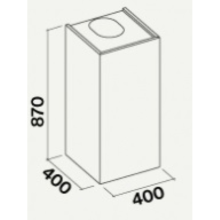 Витяжка Falmec MIRA Black 40 (800) CMWN40.E1P2#ZZZN491F