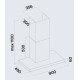 Витяжка Falmec PLANE Plus NRS 90 Black (800) CPLN90.E24P2#EUN490F
