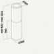 Витяжка Falmec POLAR GOLD Isola 35 (800) CPWI90.E4P2#ZZZC491F
