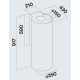 Витяжка Falmec POLAR Black 35 (800) CPWN90.E2P2#ZZZN491F