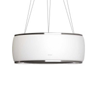 Витяжка Falmec Soffio Isola 58 White Satin Glass (600) CSAI58.E0P7#ZZZF461F