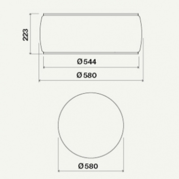 Витяжка Falmec Soffio Isola 58 White Satin Glass (600) CSAI58.E0P7#ZZZF461F
