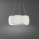 Витяжка Falmec Soffio Isola 58 White Satin Glass (600) CSAI58.E0P7#ZZZF461F