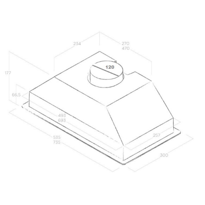 Витяжка Elica CT17 C WH/A/72