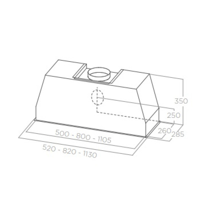 Витяжка Elica CT35 PRO IX/A/60