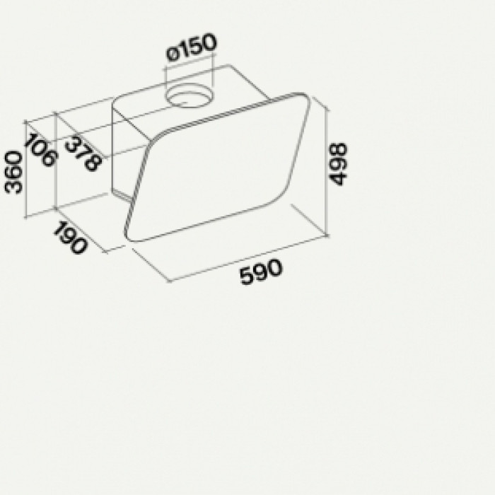 Витяжка Falmec TAB 60 White (800) CTCN60.E0P2#ZZZB491F