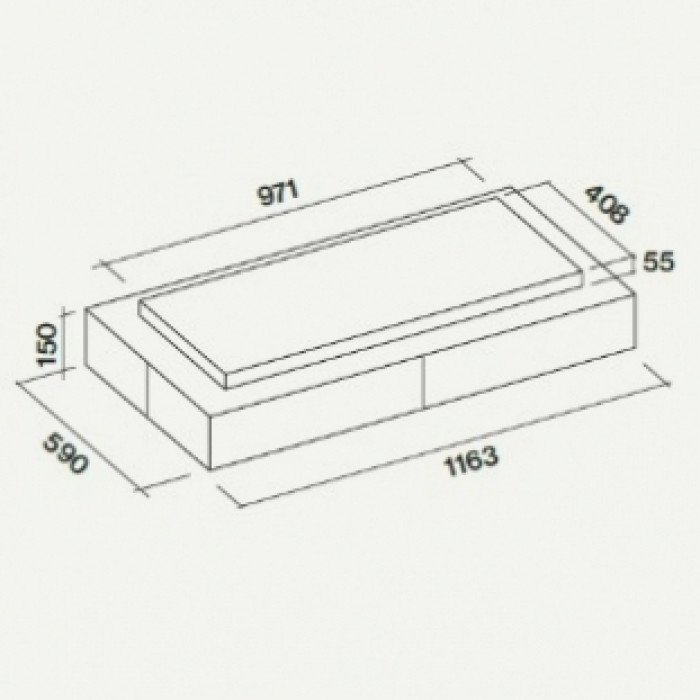 Витяжка Falmec VEGA Isola 115 White (600) CVGI15.E0P7#ZZZB461F
