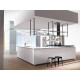 Витяжка Falmec EUROPA Isola 90 Mensola 90 Glass steel 800