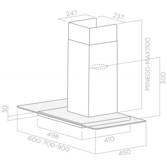 Витяжка Elica FLAT GLASS IX A/60