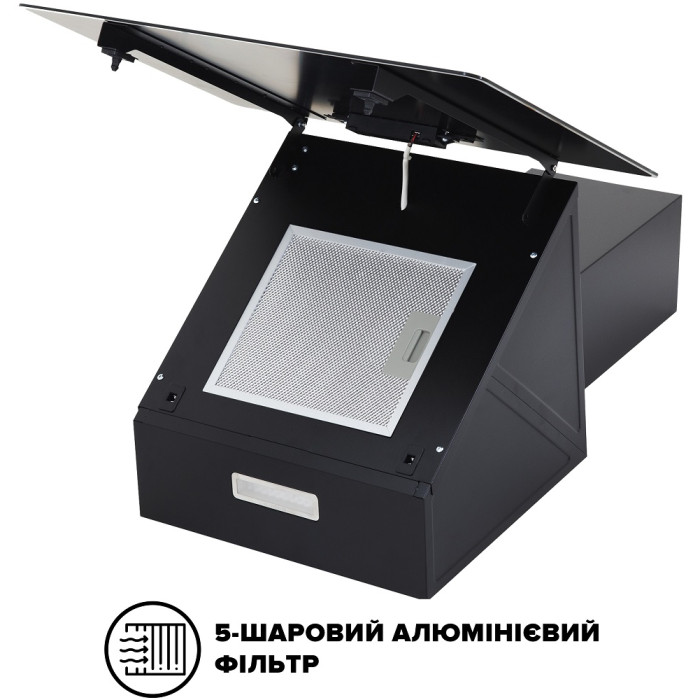 Витяжка Interline FLOW BL A/60/GL/M