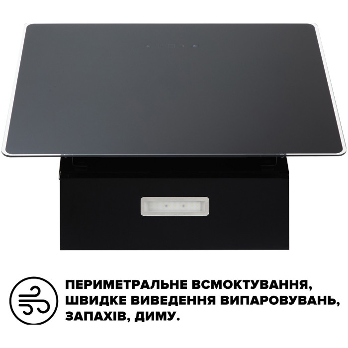 Витяжка Interline FLOW BL A/60/GL/M