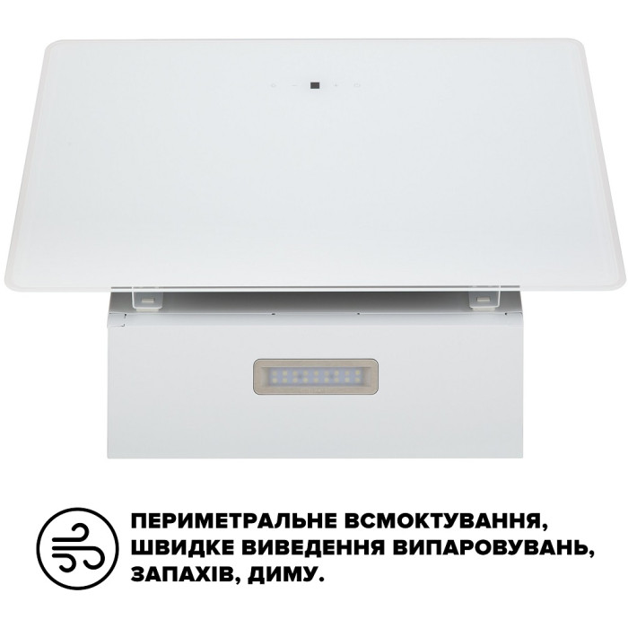 Витяжка Interline FLOW WH A/60/GL/M