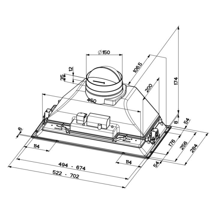 Витяжка Faber INCA SMART HC X A 70