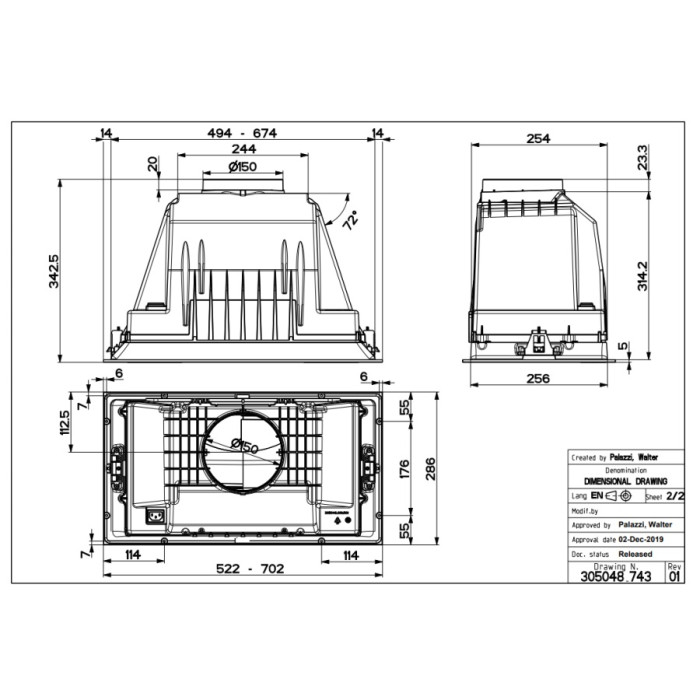 Витяжка Faber INKA PLUS HC X A70
