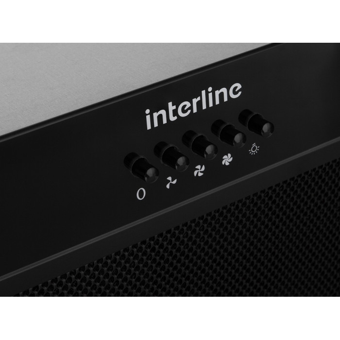 Витяжка Interline LINE S BL A/60 GL/PB