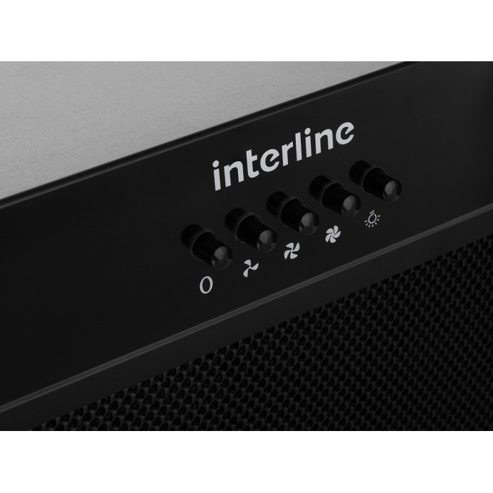 Витяжка Interline LINE S BL A/60 GL/PB