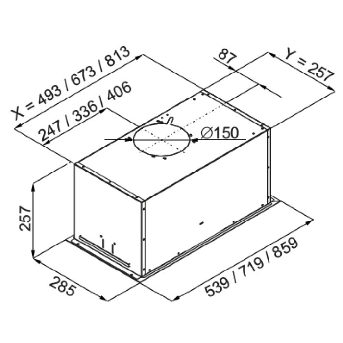 Витяжка Bestchef Loft box 1100 white 72