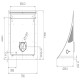 Витяжка Elica NUAGE DRYWALL/F/75