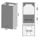 Витяжка Fabiano Qubo 45 Black Glass