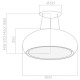 Витяжка Elica SEASHELL BL/F/80