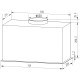 Витяжка Interline SENSE BL A/60 PB/2/T/INV