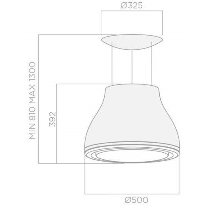 Витяжка Elica SHINING PELTROX/F/50