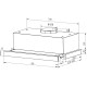 Витяжка Interline SLIM ULTRA GLASS BL A/60